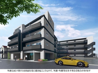 アジールコート三宿テラスの外観