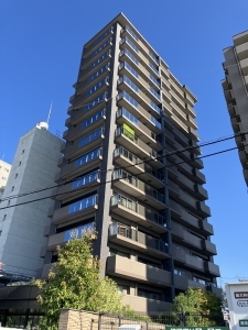 ライオンズ広島リバーゲートの外観
