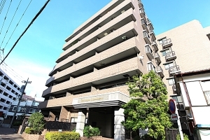 ライオンズマンション二子多摩川の外観