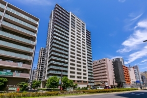 クレヴィアタワー目黒不動前の外観