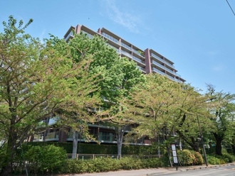 桜堤庭園フェイシアS棟の外観