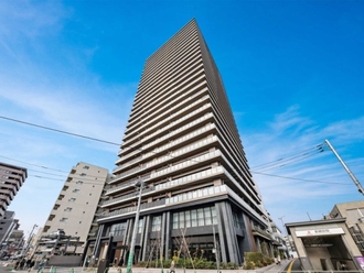 ドレッセタワー新綱島の外観