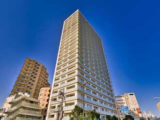 プラウドタワー二子玉川の外観