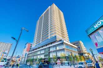 プラウドタワー金町の外観