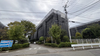 芝山団地２号棟の外観