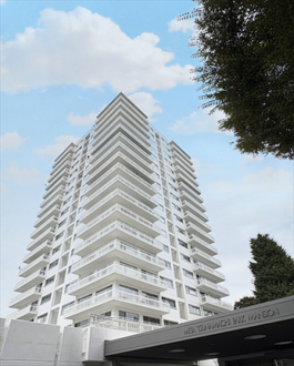 三田綱町パークマンションの外観