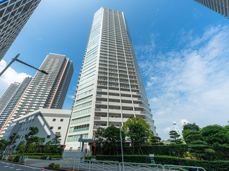 アップルタワー東京キャナルコートの外観