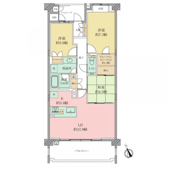 ザ・パークハウス平尾の外観