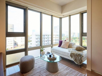 グランドメゾン上町台ザ・タワーの外観