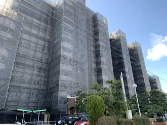 堀田サンハイツＡ棟の外観