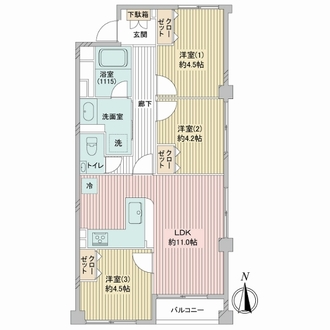 沼袋コーポラスの外観